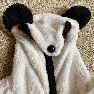 Adorable Panda Zip-Up Jacket